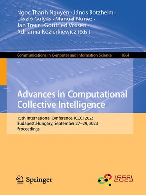 cover image of Advances in Computational Collective Intelligence